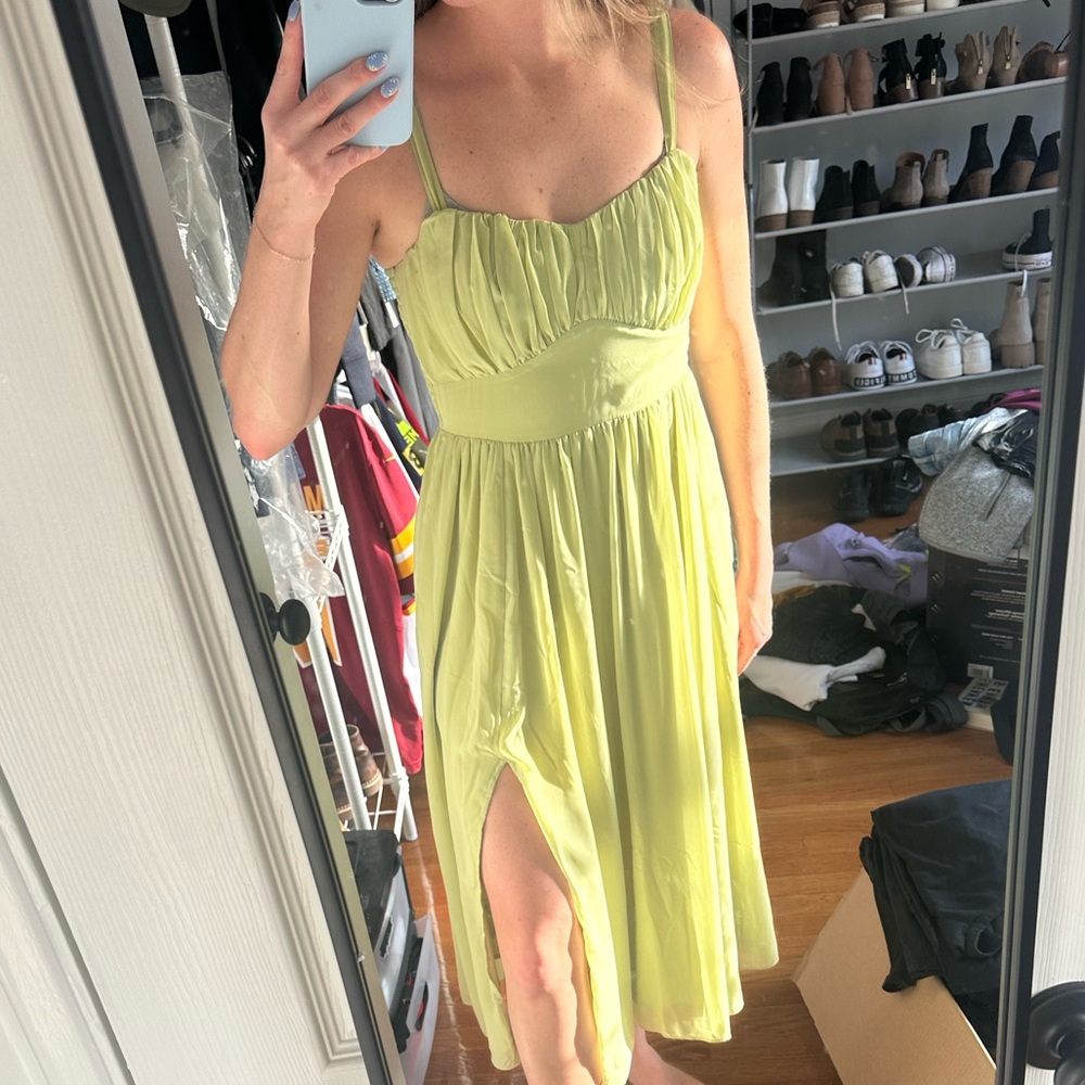 Light green dress